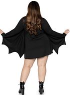 Halloween, costume dress, long sleeves, spider web, S to 4XL